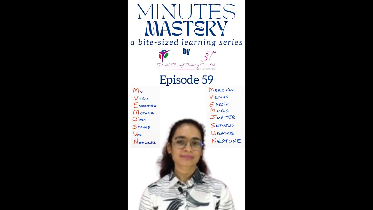 Vol 1 Ep 59 Mnemonics