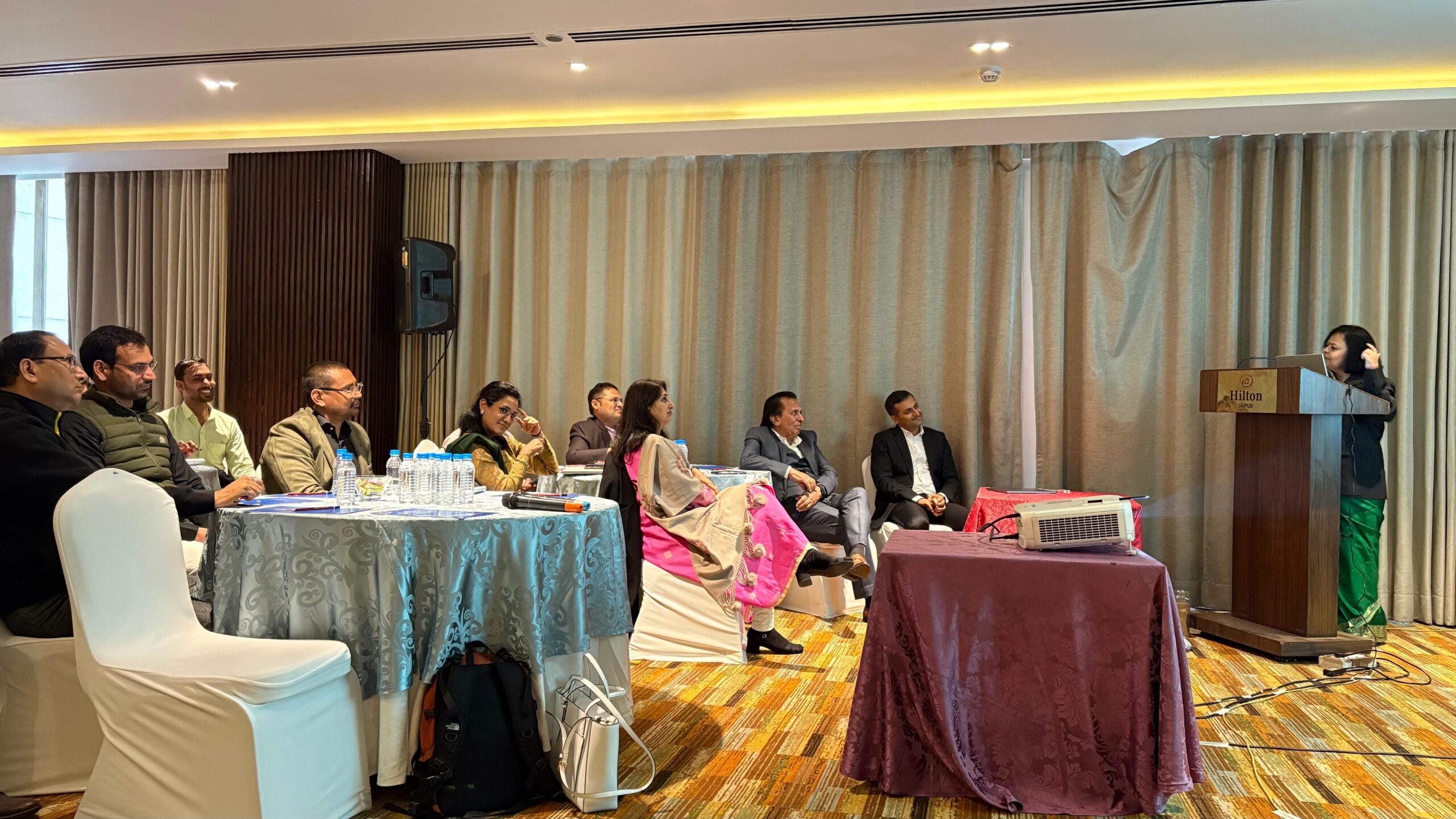 Dr. Veena K. Arora delivering a soft skills training session